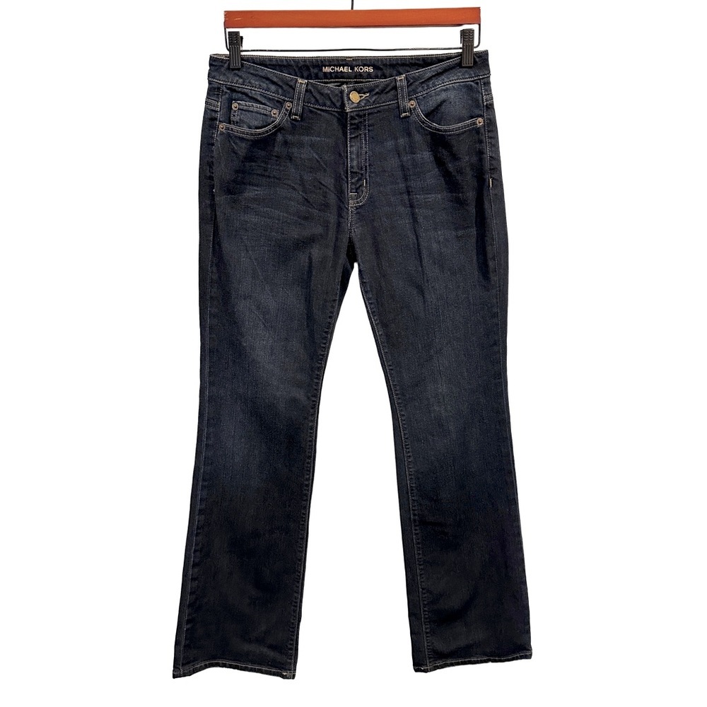 Michael Kors Blue Bootcut Mid-rise‎ Jeans
